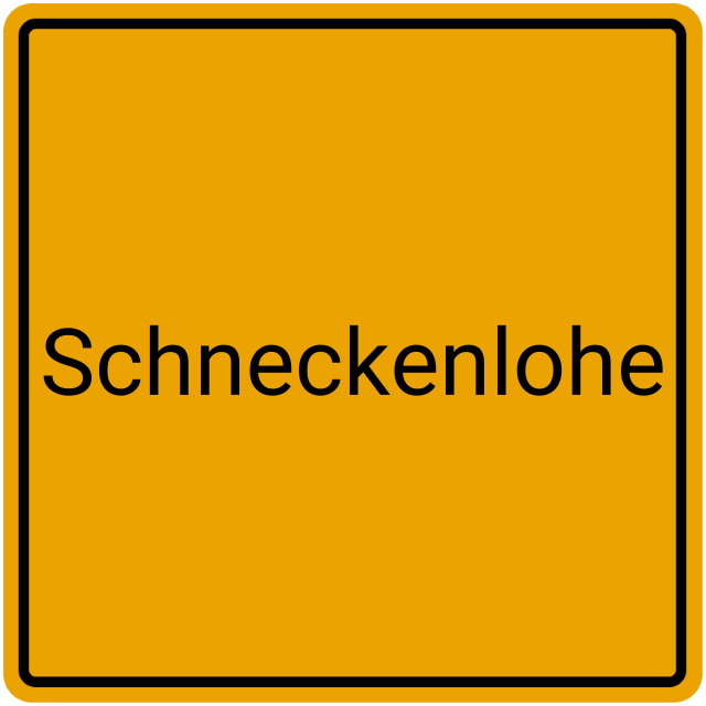 Meldebestätigung Schneckenlohe