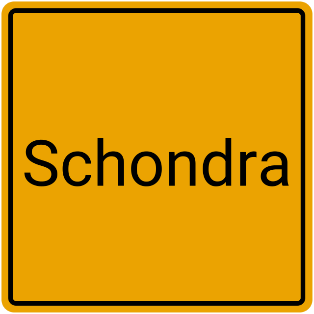 Meldebestätigung Schondra