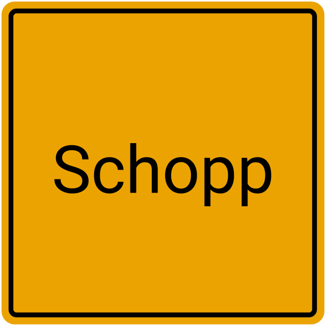 Meldebestätigung Schopp