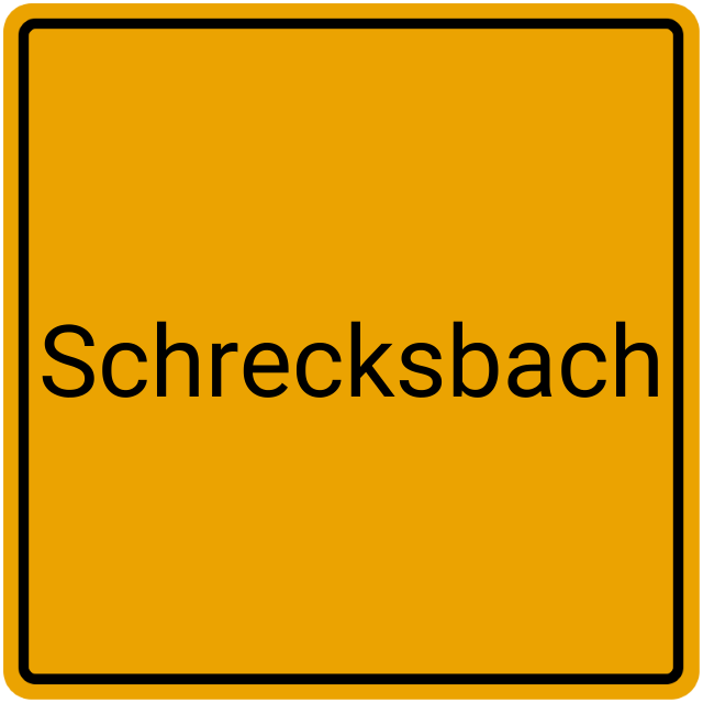 Meldebestätigung Schrecksbach