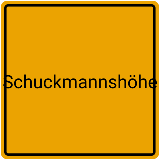 Meldebestätigung Schuckmannshöhe