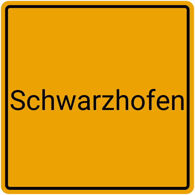 Meldebestätigung Schwarzhofen