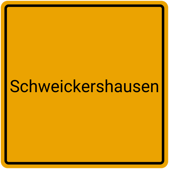 Meldebestätigung Schweickershausen