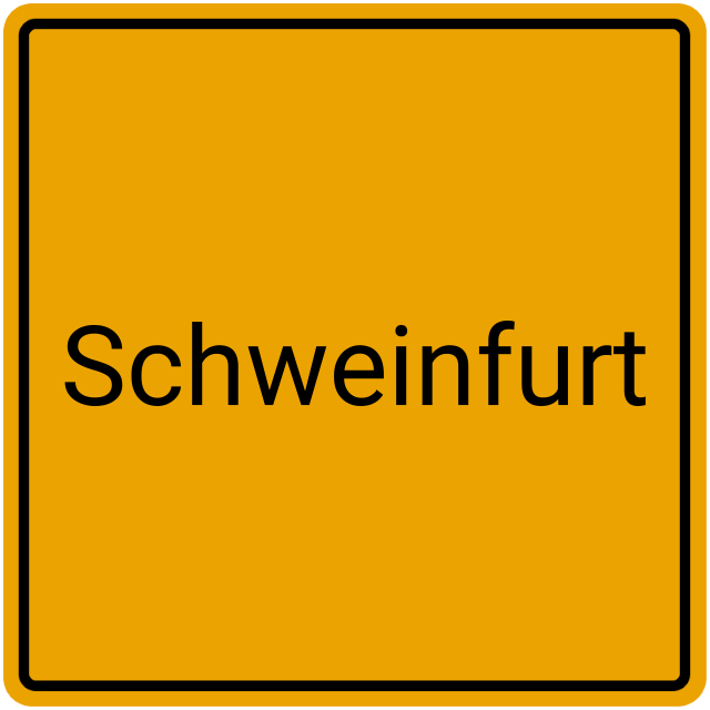 Meldebestätigung Schweinfurt