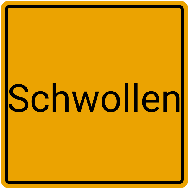 Meldebestätigung Schwollen