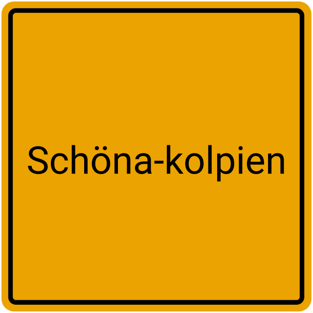 Meldebestätigung Schöna-Kolpien