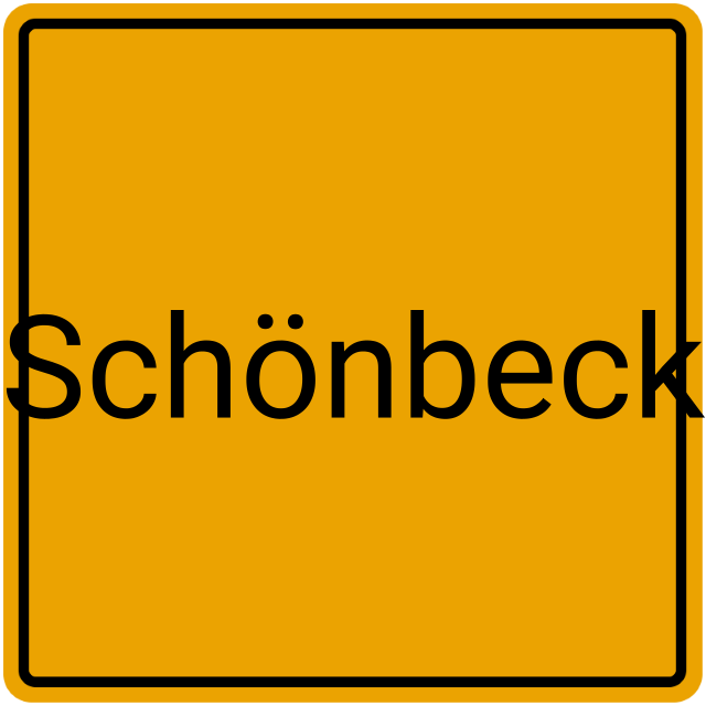 Meldebestätigung Schönbeck