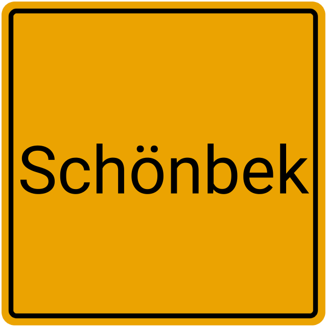 Meldebestätigung Schönbek