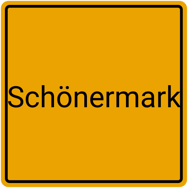 Meldebestätigung Schönermark