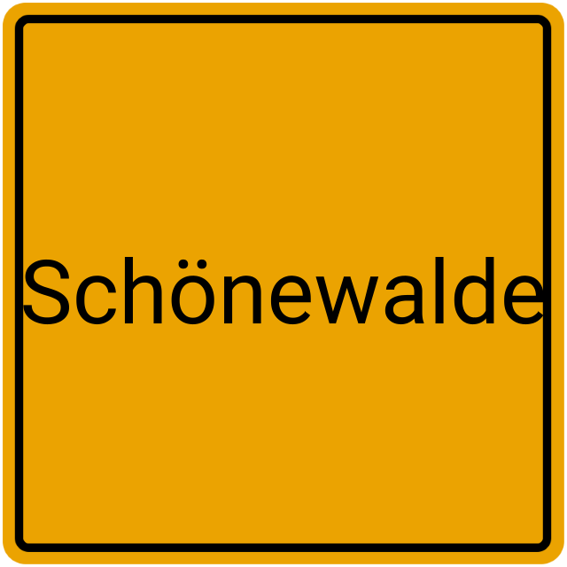 Meldebestätigung Schönewalde