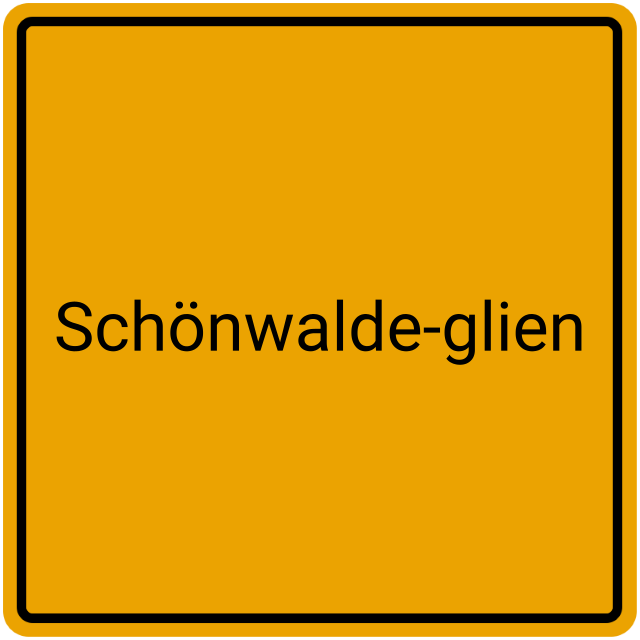 Meldebestätigung Schönwalde-Glien