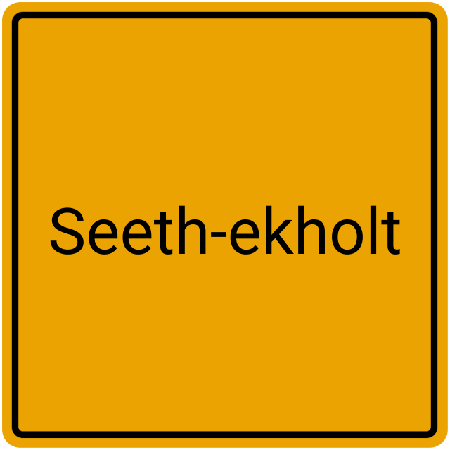 Meldebestätigung Seeth-Ekholt