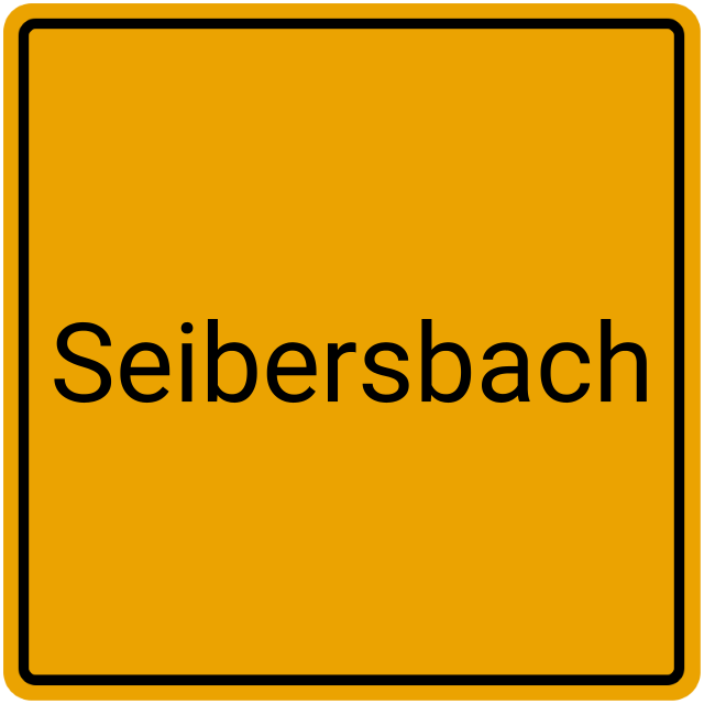 Meldebestätigung Seibersbach