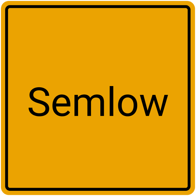Meldebestätigung Semlow