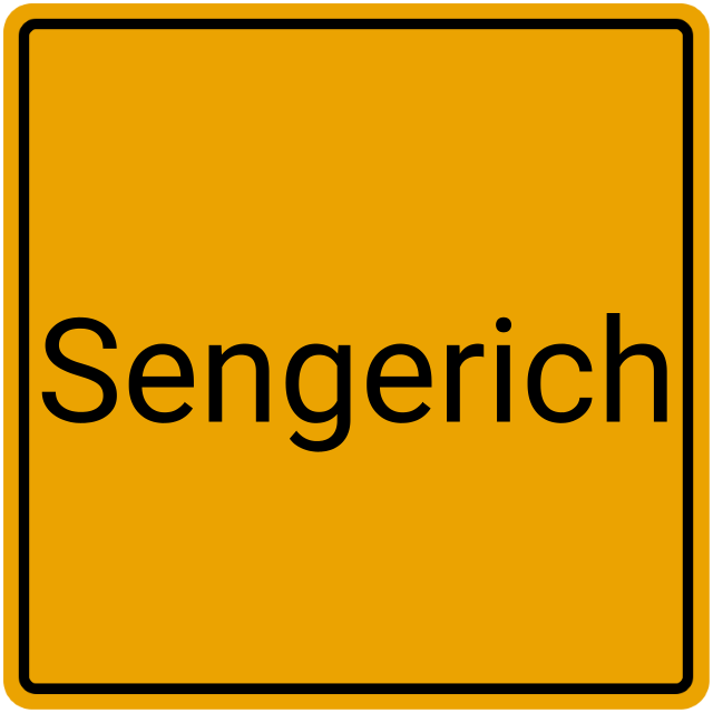 Meldebestätigung Sengerich