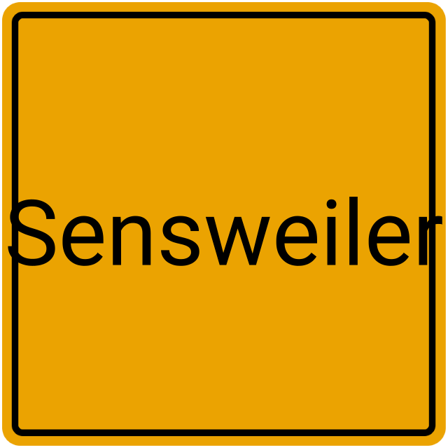 Meldebestätigung Sensweiler