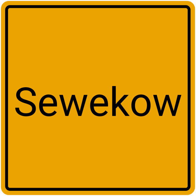 Meldebestätigung Sewekow