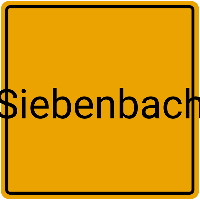 Meldebestätigung Siebenbach