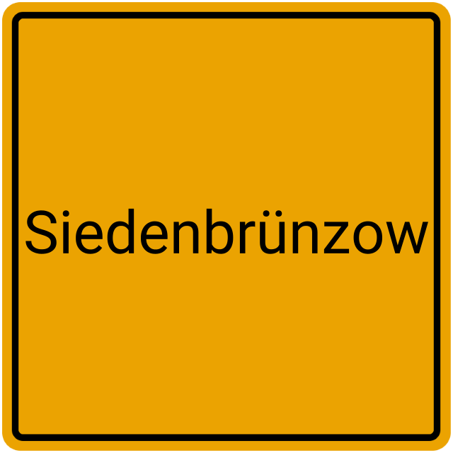 Meldebestätigung Siedenbrünzow