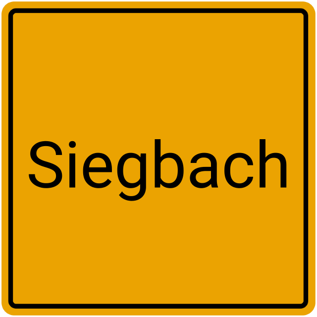 Meldebestätigung Siegbach