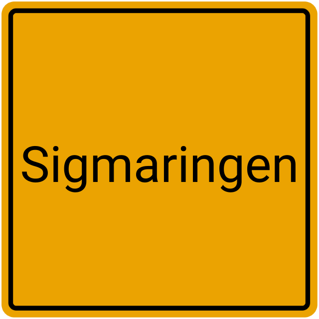 Meldebestätigung Sigmaringen