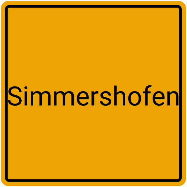 Meldebestätigung Simmershofen
