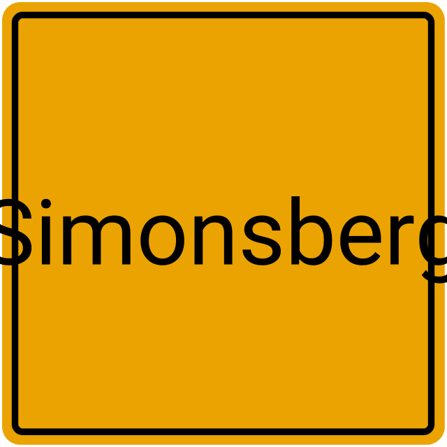 Meldebestätigung Simonsberg