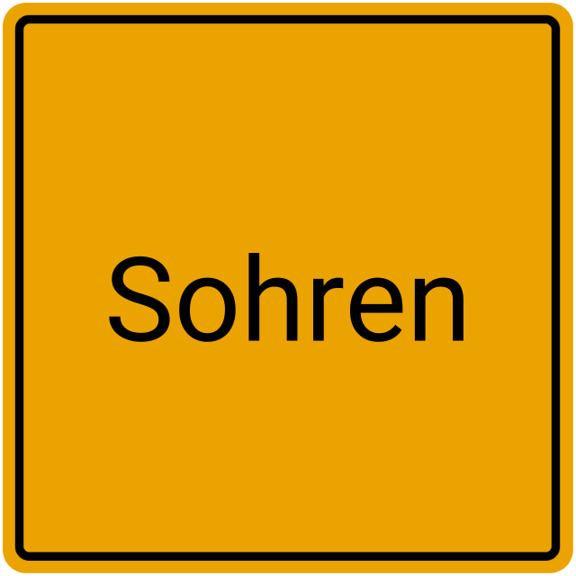 Meldebestätigung Sohren