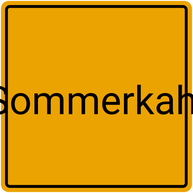 Meldebestätigung Sommerkahl