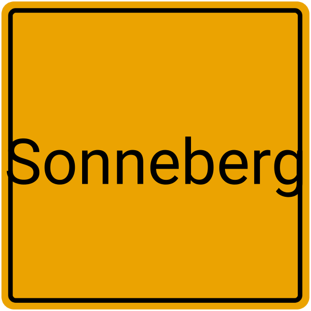 Meldebestätigung Sonneberg