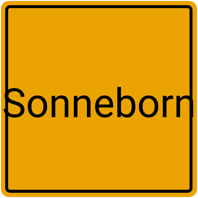 Meldebestätigung Sonneborn