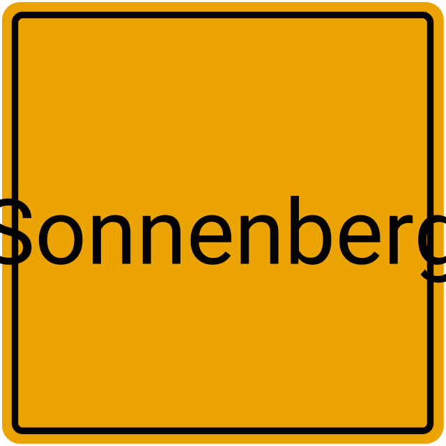 Meldebestätigung Sonnenberg