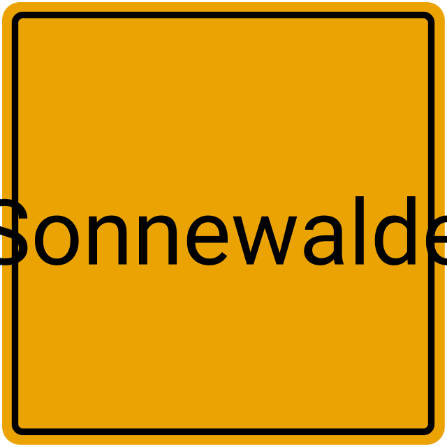 Meldebestätigung Sonnewalde