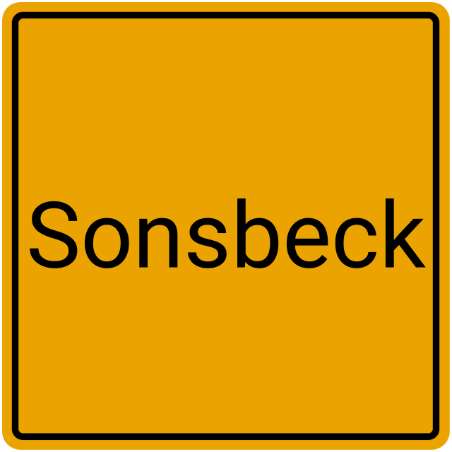 Meldebestätigung Sonsbeck