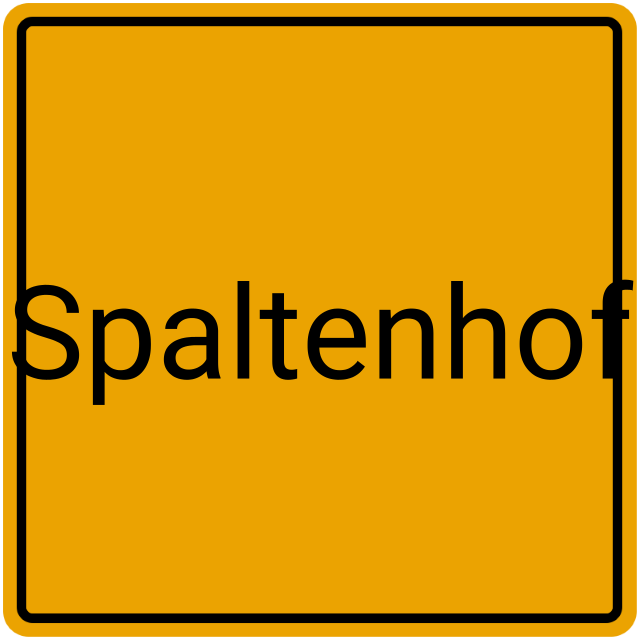 Meldebestätigung Spaltenhof