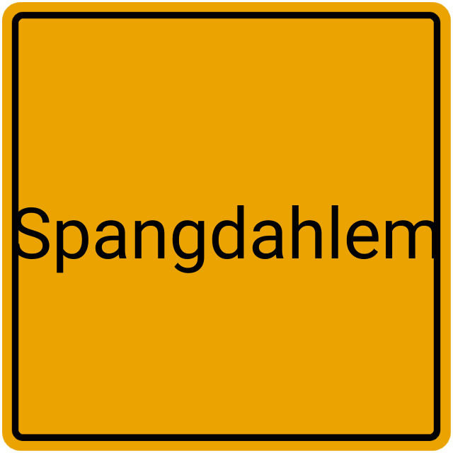 Meldebestätigung Spangdahlem