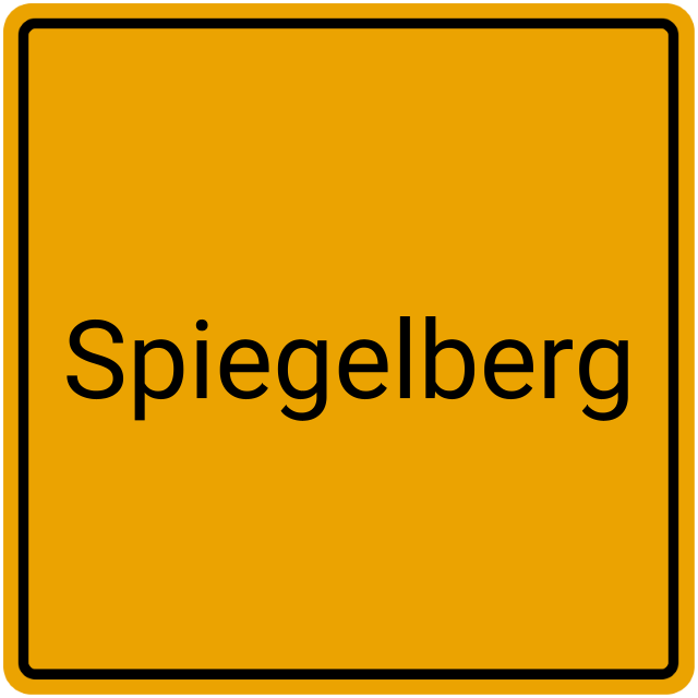 Meldebestätigung Spiegelberg