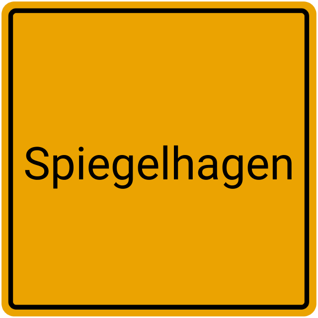 Meldebestätigung Spiegelhagen
