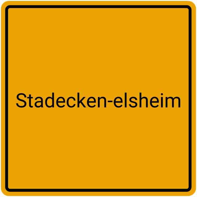 Meldebestätigung Stadecken-Elsheim