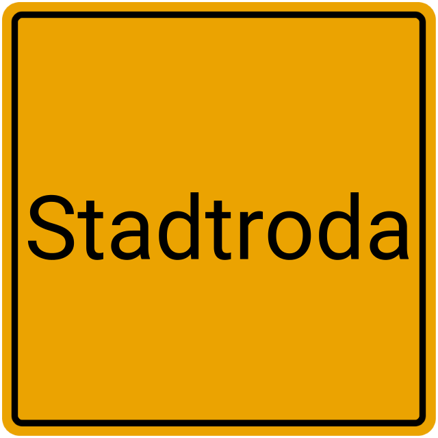 Meldebestätigung Stadtroda