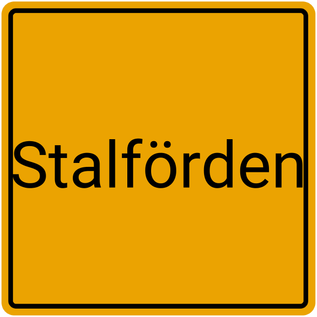 Meldebestätigung Stalförden