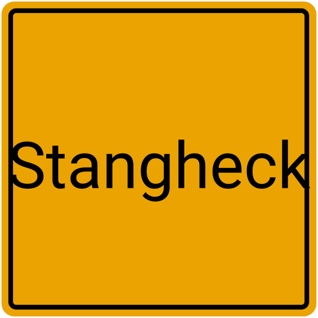 Meldebestätigung Stangheck