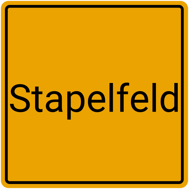 Meldebestätigung Stapelfeld