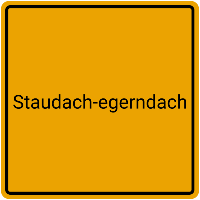 Meldebestätigung Staudach-Egerndach