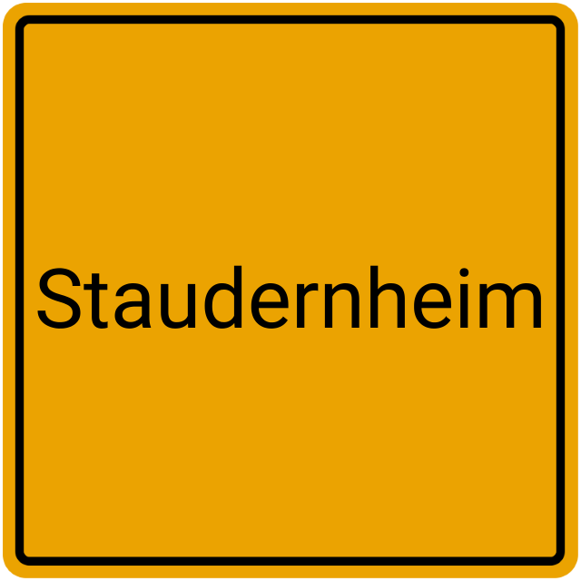 Meldebestätigung Staudernheim