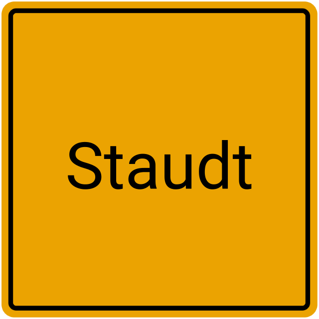 Meldebestätigung Staudt