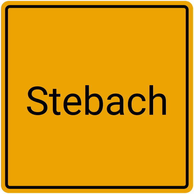 Meldebestätigung Stebach