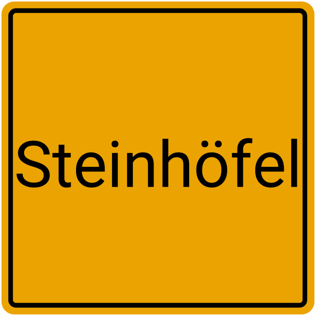 Meldebestätigung Steinhöfel