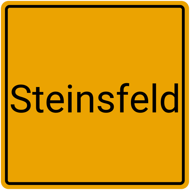 Meldebestätigung Steinsfeld