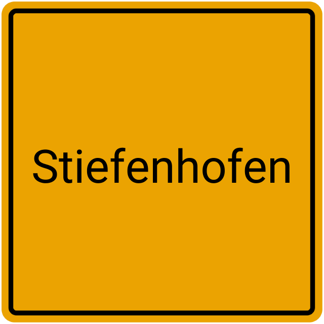 Meldebestätigung Stiefenhofen